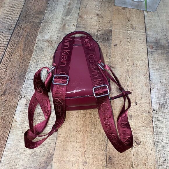 Calvin Klein Astatine Micro Mini Backpack, Bloodstone,One Size main image 4